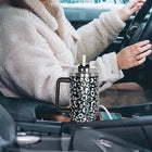 40 oz Tumbler with Handle and Straw, 100% Leak-Proof Travel Mug