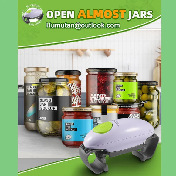Electric Jar Opener for Seniors with Arthritis – One Touch Automatic Opener