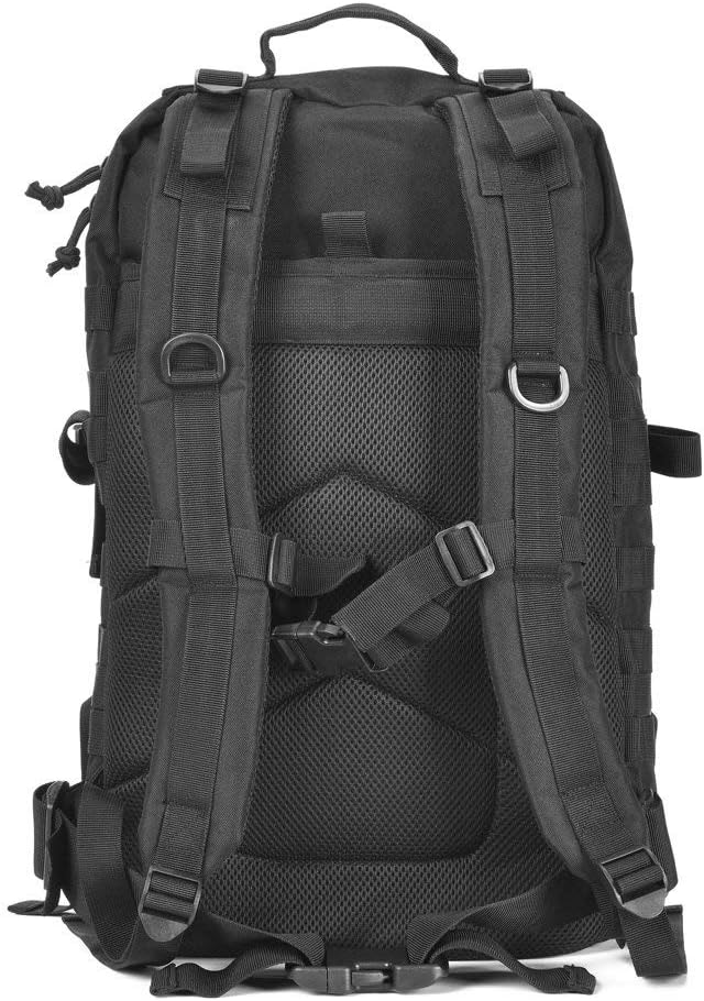 Military Tactical Backpack – Large 3-Day Assault Pack Army MOLLE Bug Out Bag for Hiking, Camping, Hunting, Survival Gear