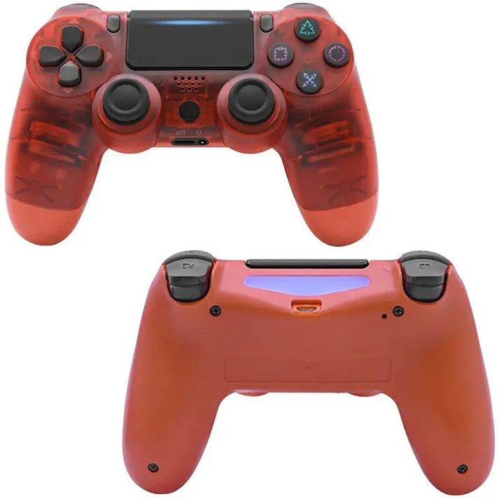 Generic Wireless Controller for PlayStation 4 Custom Red Rock Lightning