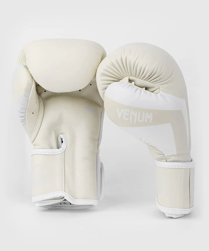 Venum Elite Boxing Gloves 14 oz White/Off-White